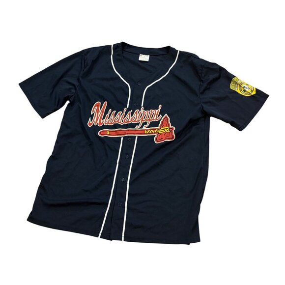 Vintage Mississippi Braves Stadium Giveaway Minor League Baseball Jersey 2XL - Picture 4 of 7